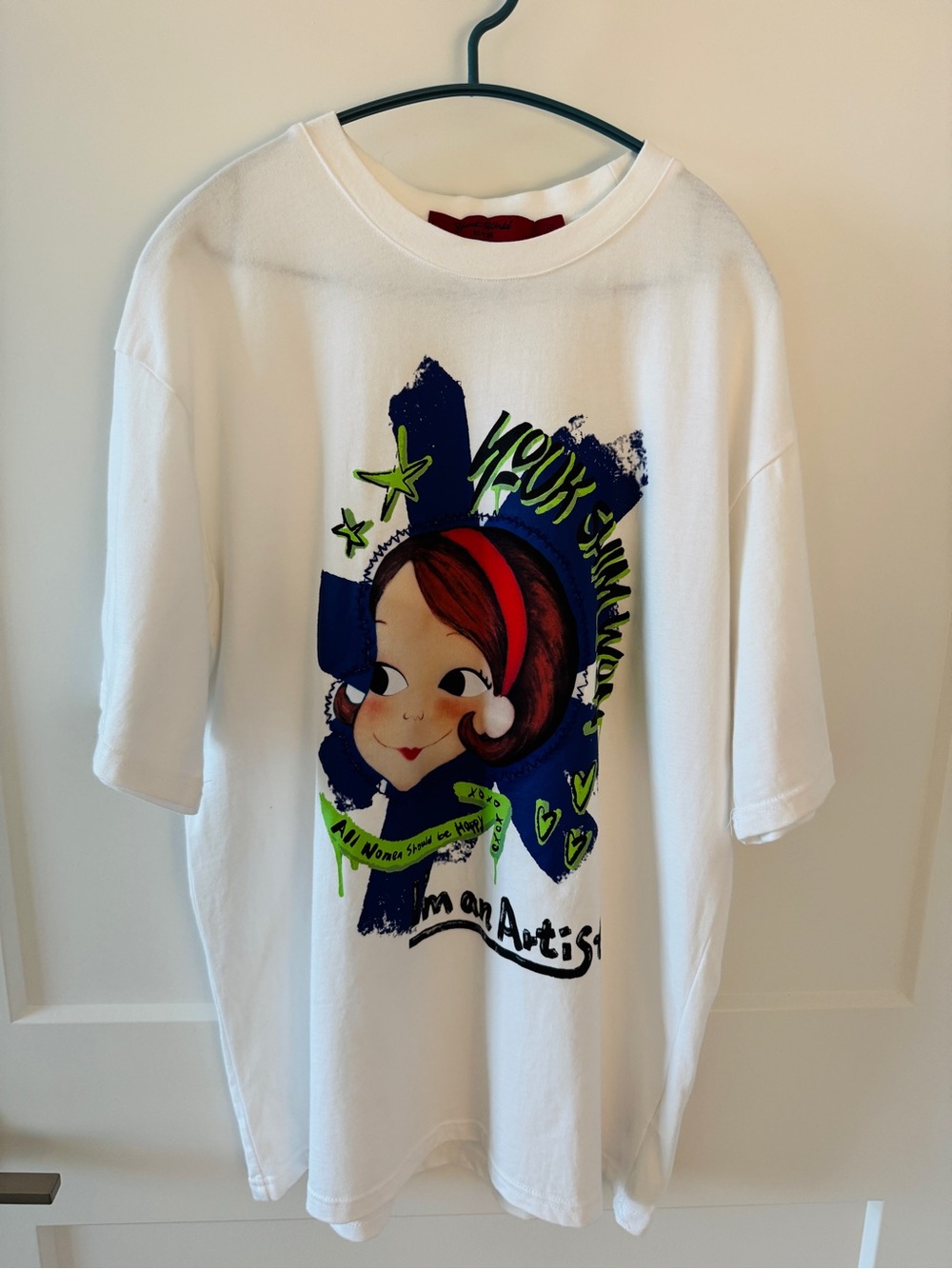 YOUKSHIMWON Oversized Graphic Tee